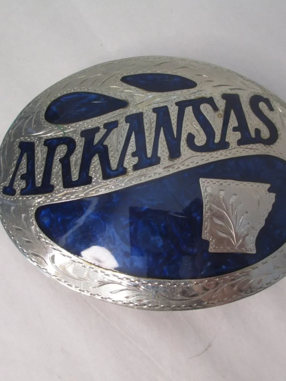 ADM Arkanasas Award Design Metals Silversmith Collection Hand Engraved Vintage